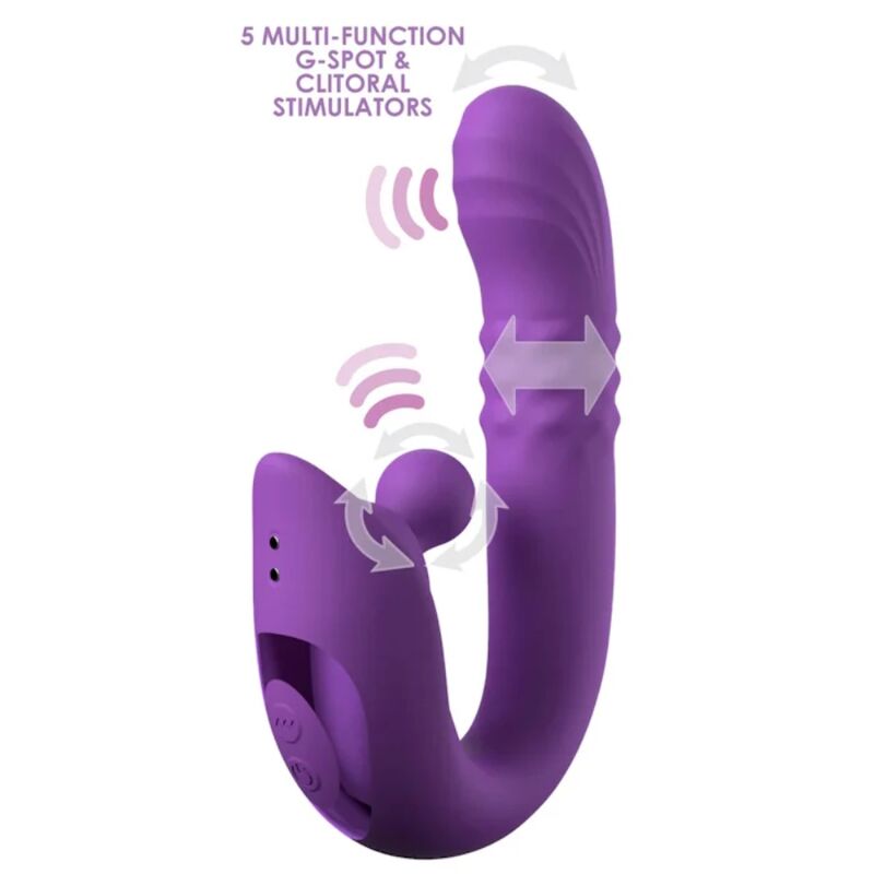 FANTASY FOR HER - HARMONI PRO VIBROMASSEUR LAPIN VIOLET POUR POINT G ET CLITORIAL – Image 2