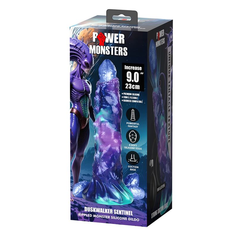 Power Monsters - Duskwaker Sentinel Gonflable Tricolor En Silicone, 23 Cm Ø 5 Cm 2 POWER MONSTERS - DUSKWAKER SENTINEL GONFLABLE TRICOLOR EN SILICONE, 23 CM Ø 5 CM – Image 2