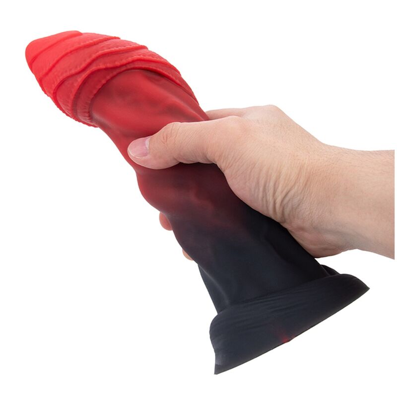 Power Monsters - Goliath Infernal Bicolore Fantasy Godemichet En Silicone 25 Cm Ø 6 Cm 4 POWER MONSTERS - GOLIATH INFERNAL BICOLORE FANTASY GODEMICHET EN SILICONE 25 CM Ø 6 CM – Image 4