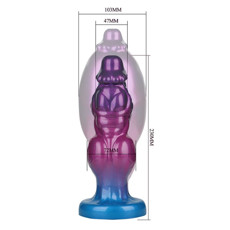 Power Monsters - Rift Titan Bicolore Gonflable En Silicone Fantastique 24 Cm Ø 5 Cm 5 POWER MONSTERS - RIFT TITAN BICOLORE GONFLABLE EN SILICONE FANTASTIQUE 24 CM Ø 5 CM – Image 5