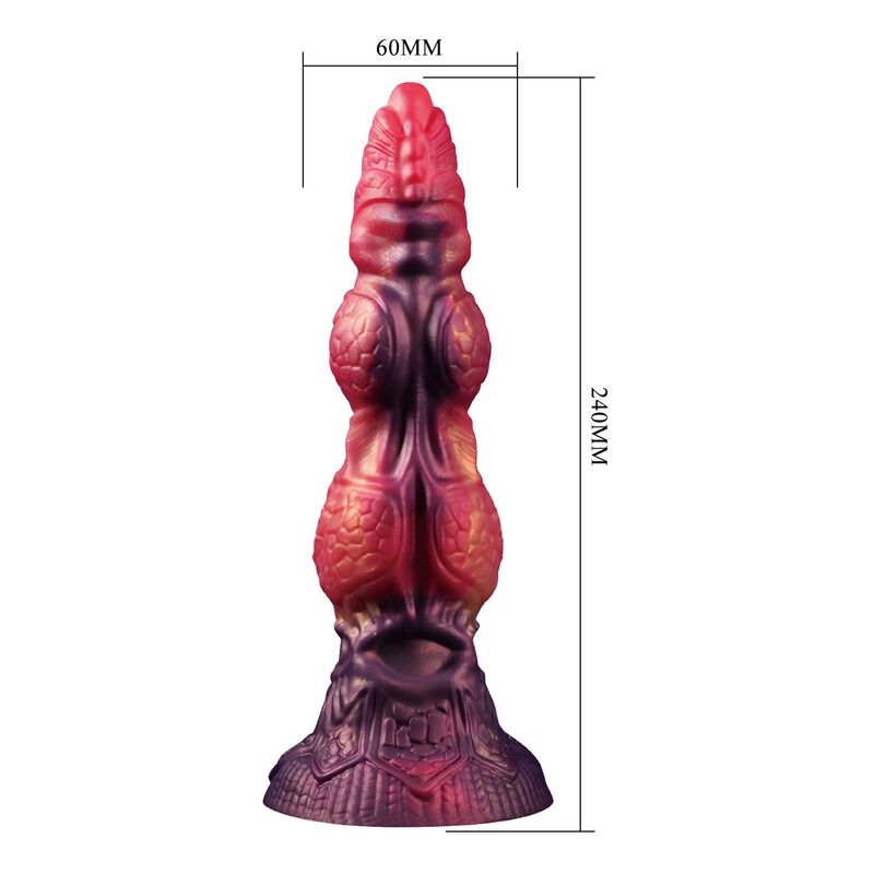 Power Monsters - Savage Beastlord Tricolor Fantasy Godemichet En Silicone 24 Cm Ø 5 Cm 5 POWER MONSTERS - SAVAGE BEASTLORD TRICOLOR FANTASY GODEMICHET EN SILICONE 24 CM Ø 5 CM – Image 5