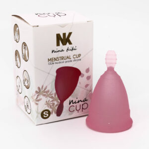 NINA KIKÍ - COUPE MENSTRUELLE ROSE TAILLE S 6 + 1 GRATUITE