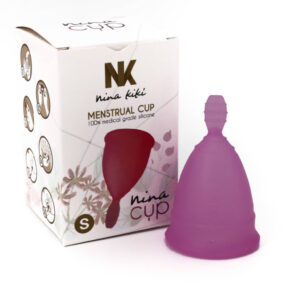 NINA KIKÍ - COUPE MENSTRUELLE VIOLET TAILLE S 6 + 1 GRATUITE