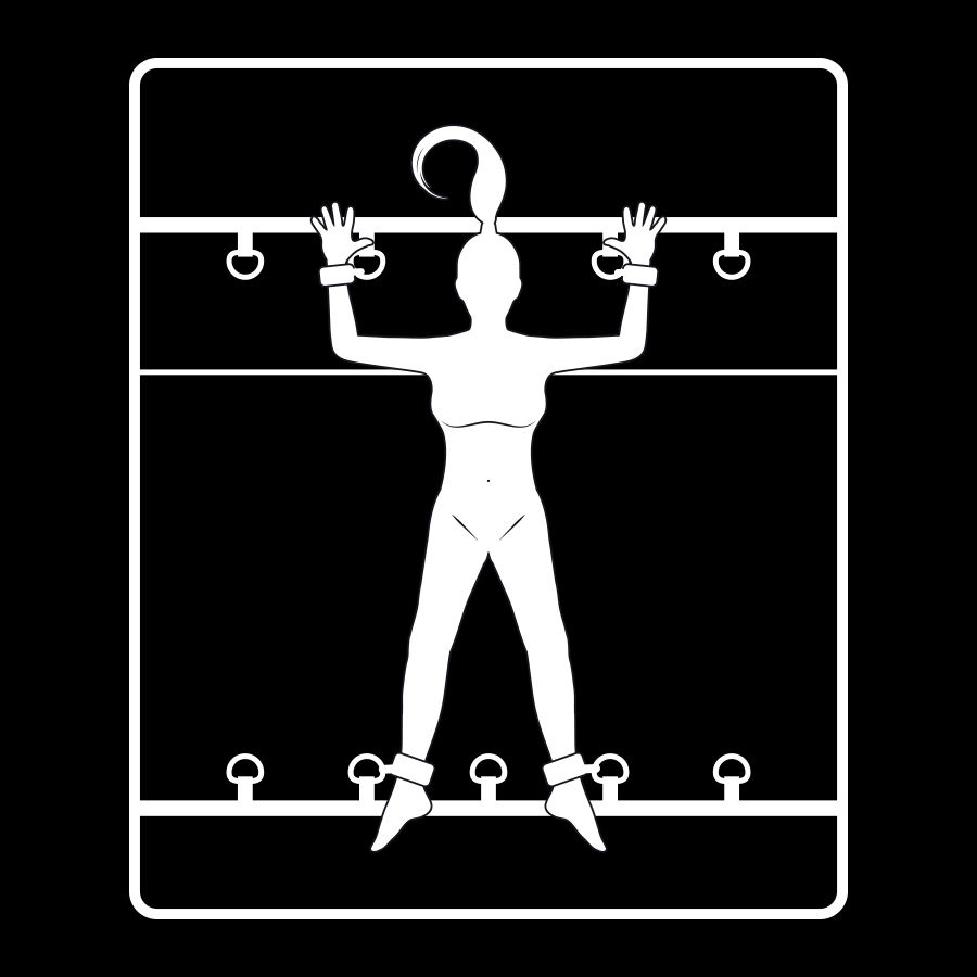 FETISH SUBMISSIVE - ENSEMBLE DE LIENS DE LIT DE LUXE AVEC DOUBLURE EN NOPRÈNE – Image 4