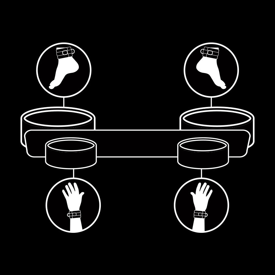 FETISH SUBMISSIVE - BARRE DÉPANDAGE DE BONDAGE AVEC DOUBLURE EN NOPRÈNE – Image 3