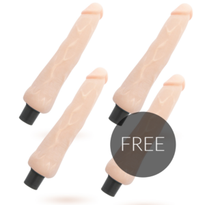 LOVECLONE - VIBRATEUR AUTOLUBRIFIANT RAGNAR 24.5 CM -O- 3.5 CM 3 +1 GRATUIT