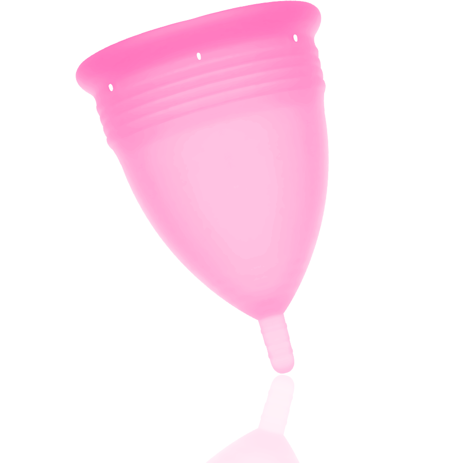 STERCUP - COUPE MENSTRUELLE EN SILICONE FDA ROSE - TAILLE S – Image 2