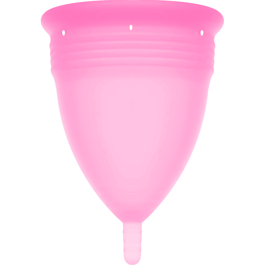 STERCUP - COUPE MENSTRUELLE EN SILICONE FDA ROSE - TAILLE S – Image 3
