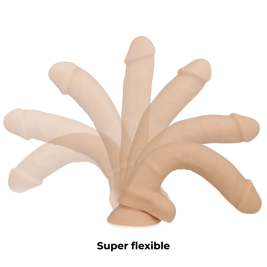COCK MILLER - GODE RÉALISTE SILICONE DENSITÉ ARTICULABLE CHAIR 18 CM – Image 3