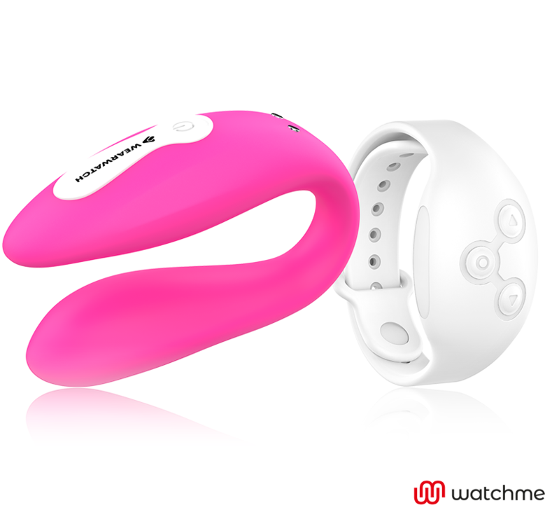 WEARWATCH - WATCHME VIBRATEUR DOUBLE TECHNOLOGIE FUCHSIA / NEIGE – Image 2